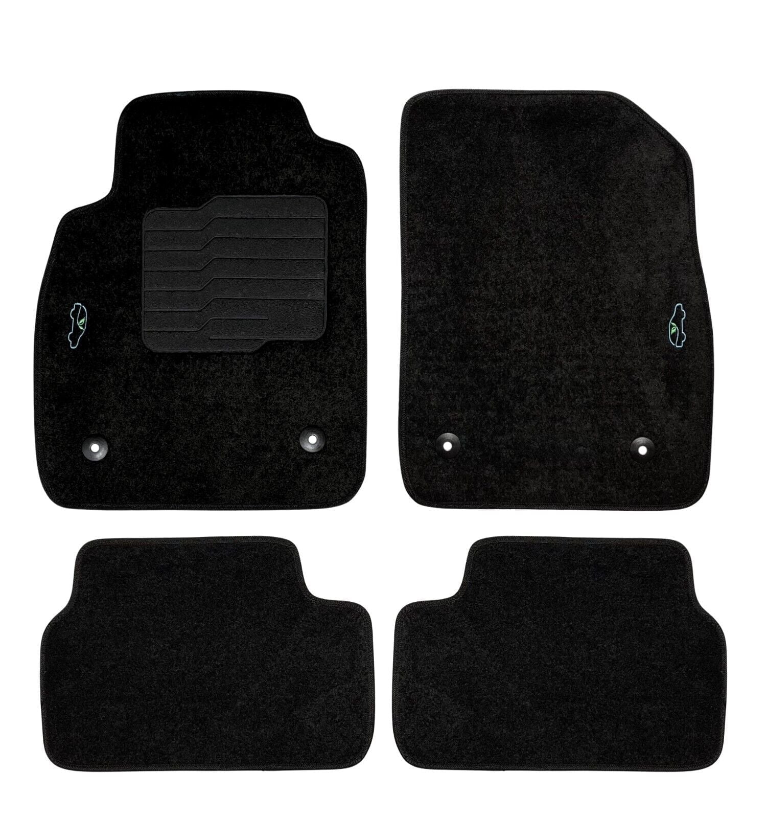Custom Fit Carpet Floor Mats For Chevy Suburban/Tahoe 2003-2006 – 3 Colors, Rubber Backing