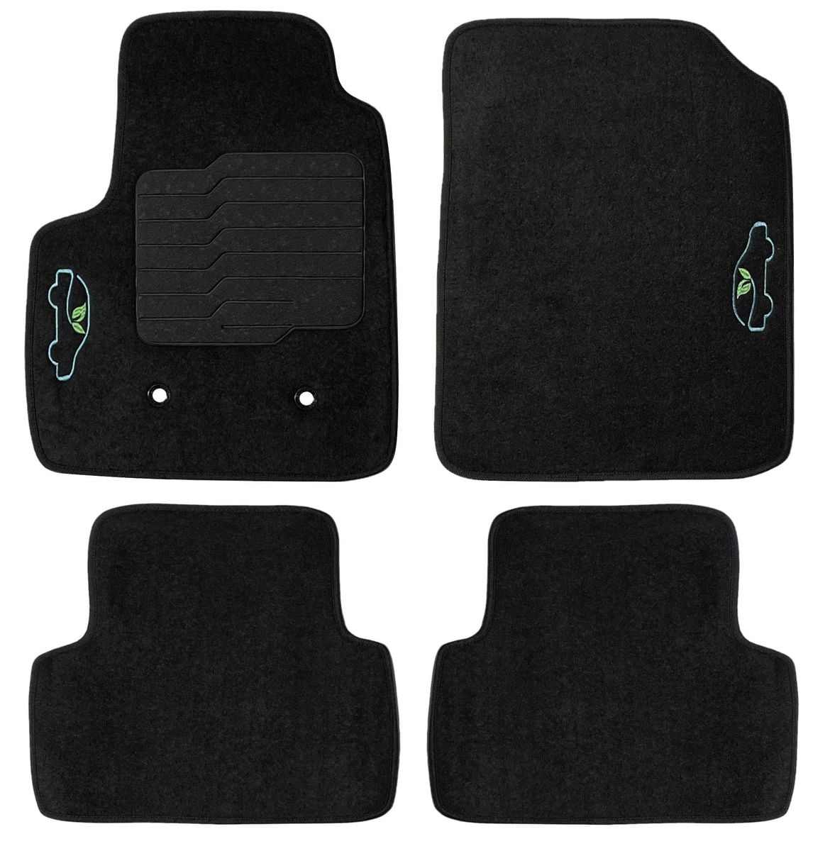 Carpet Floor Mats for 2015 to 2022 Chevy Colorado / GMC Canyon Crew Cab ...