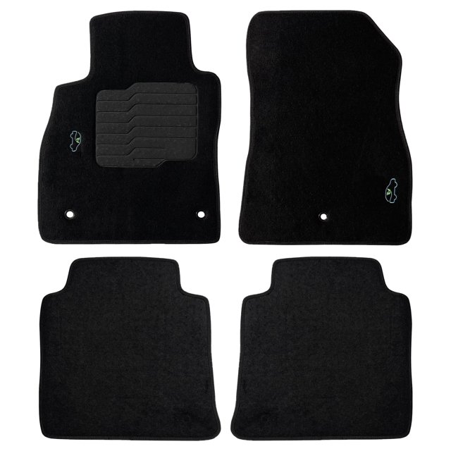Carpet Floor Mats for 2018 to 2024 Nissan Kicks with Anti Slip Heel Pad