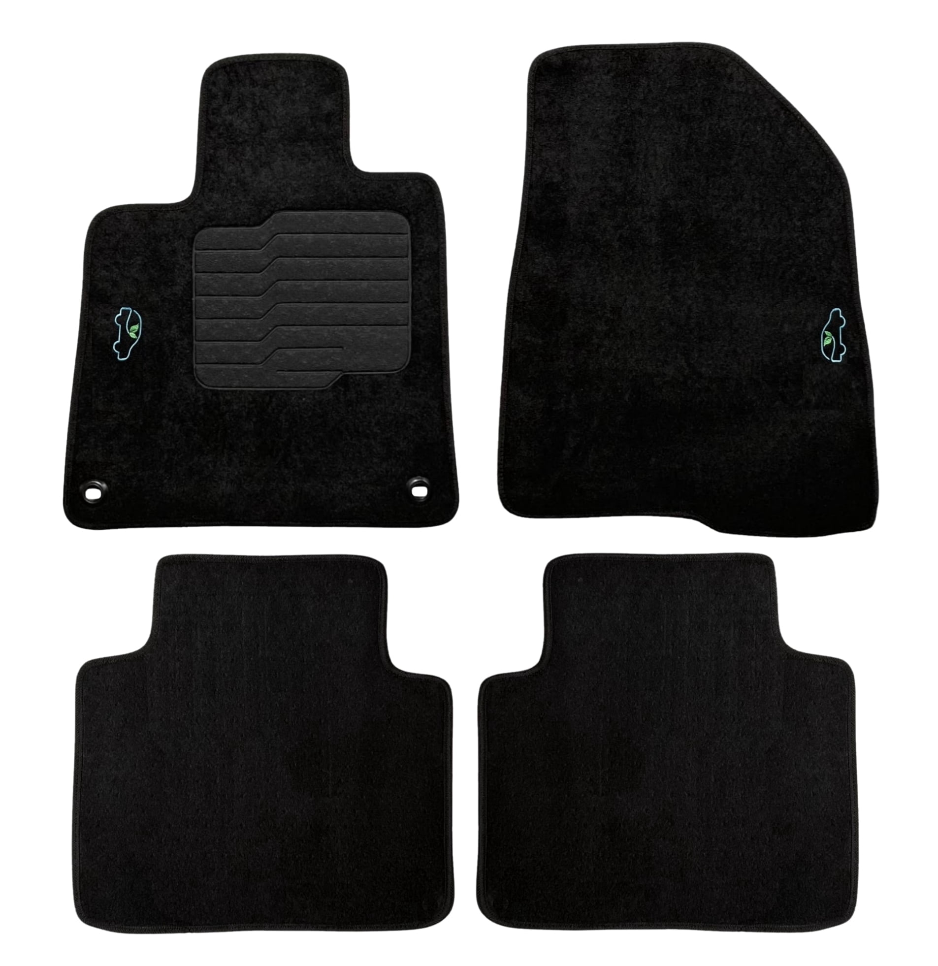 Carpet Floor mats Custom Fit for Honda Accord 2018 to 2022 With Anti Slip Driver Heel Pad and Safety Locks