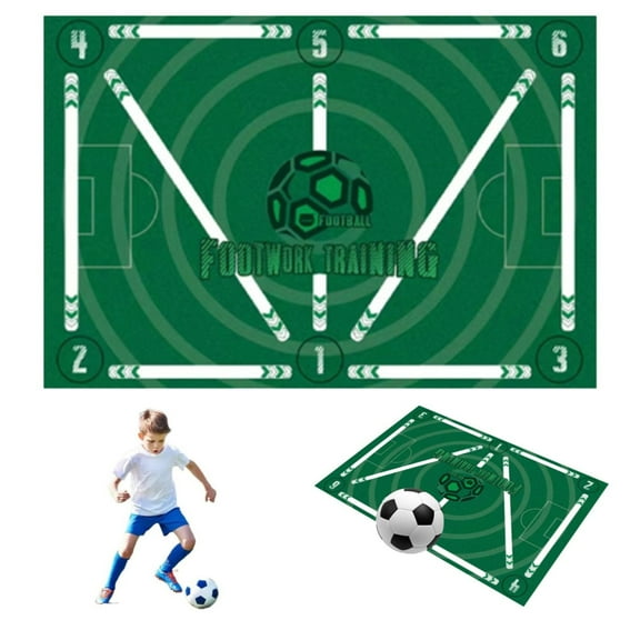 Carpet,Football Footstep Training Mat Soccer Training Mat Agility Footstep Training Mat Soccer Mat For All Non Slip Silent Equipment For All Ages Strength And Coordination