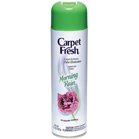 Carpet Fresh 280136 No Vacuum Freshener and Deodorizer Spray, Morning Rain