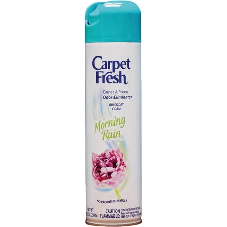 Carpet Fresh No Vacuum Freshener Spray Morning Rain - Deodorizing - 10.5 oz Pack of 3