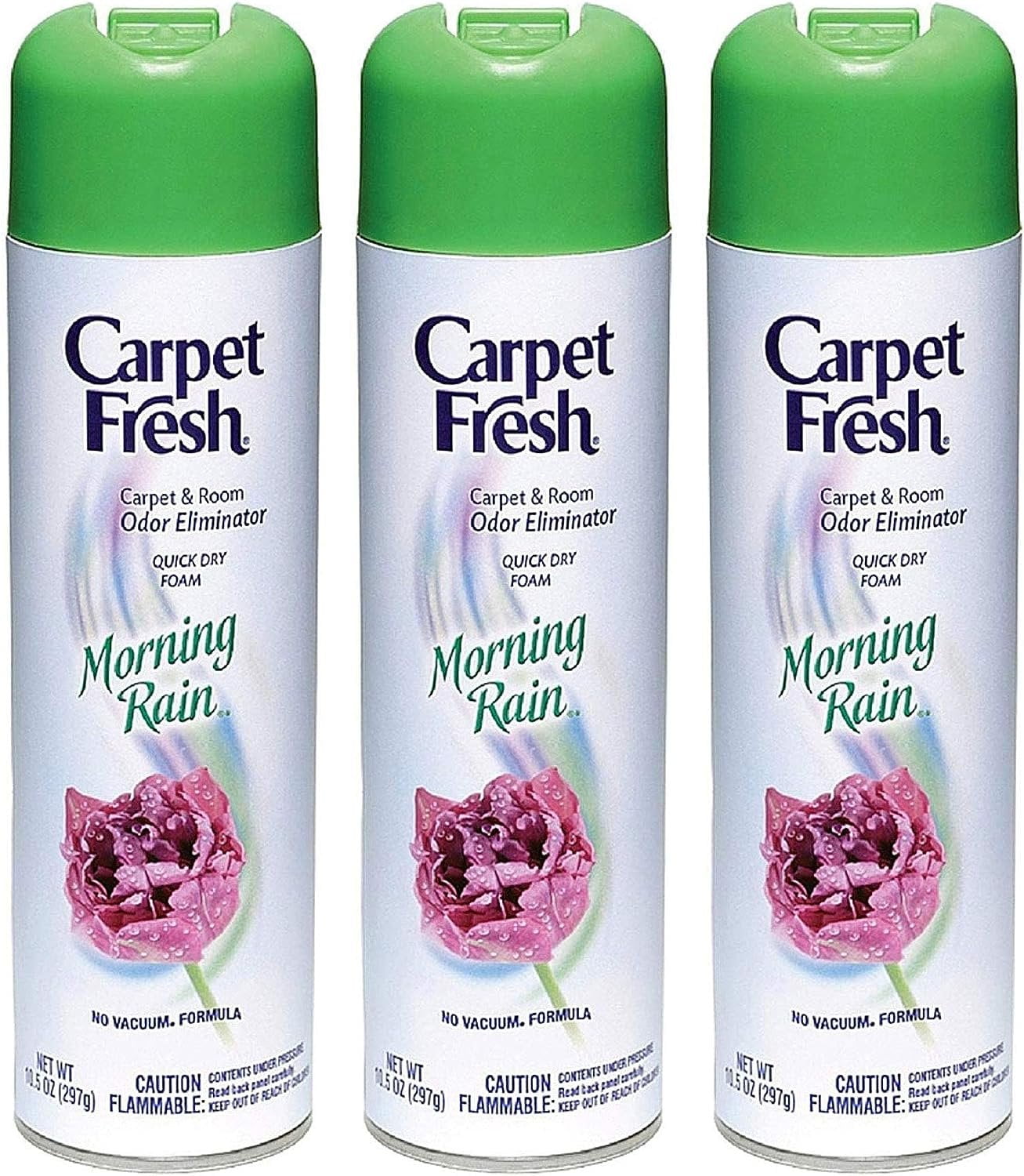 Carpet Fresh No Vacuum Freshener and Deodorizer Spray, Morning Rain 3