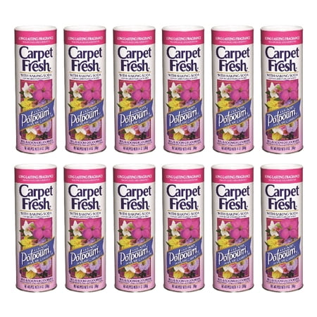 Carpet Fresh Rug Room Deodorizer Powder Country Potpourri with Baking Soda 14 oz, 12-Pack