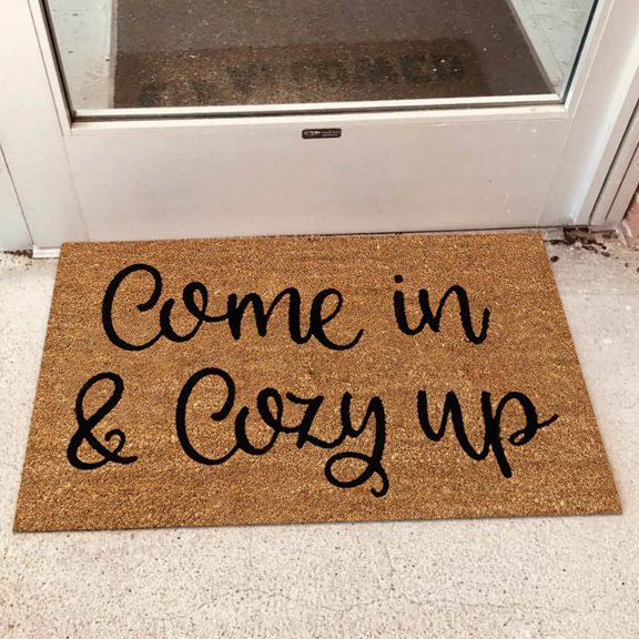 Carpet,Fun Copywriting Mat Holiday Mat Welcome Door Mat Polyester Door Mat