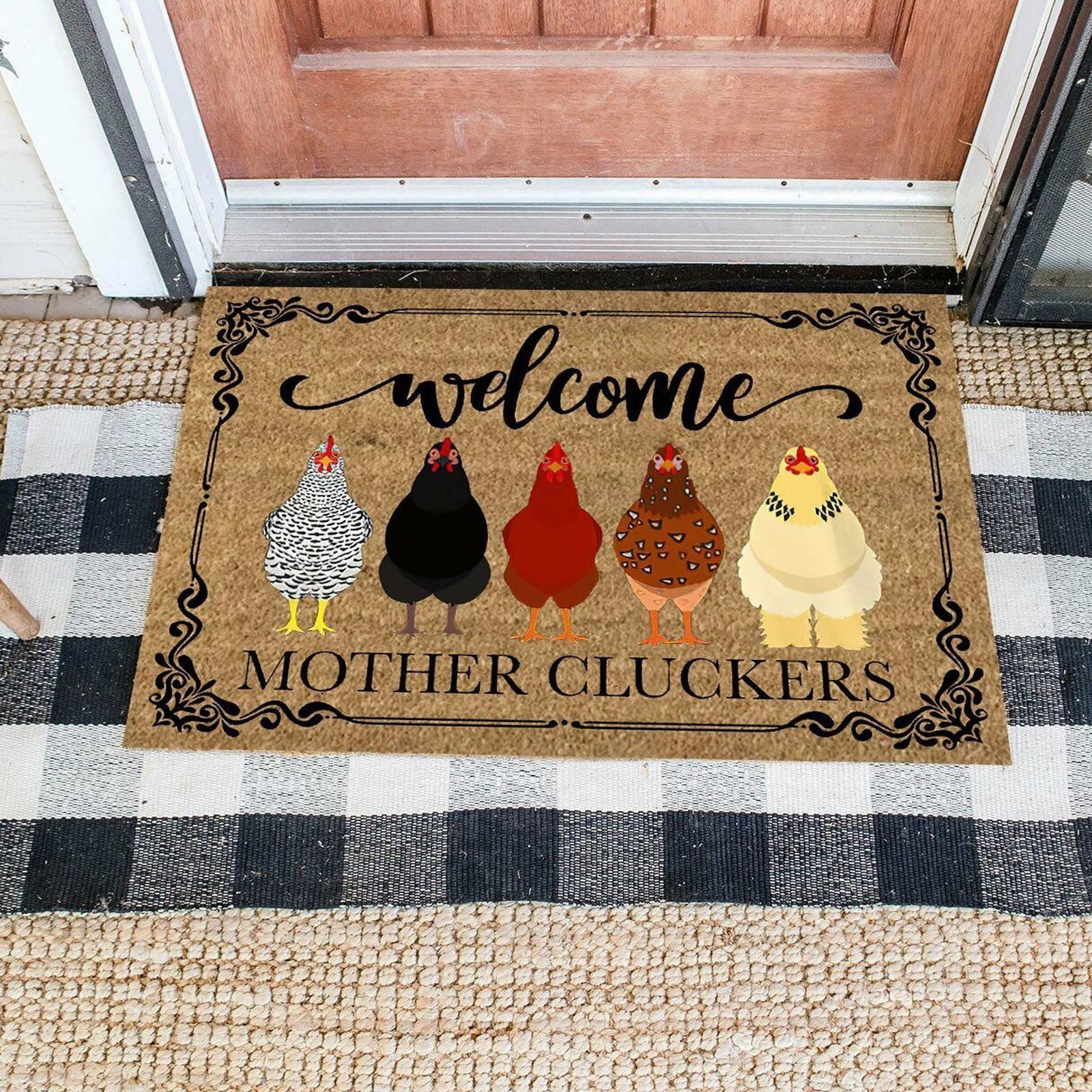 Funny Welcome Doormat Entryway Front Porch Rugs 60 * 40CM Anti
