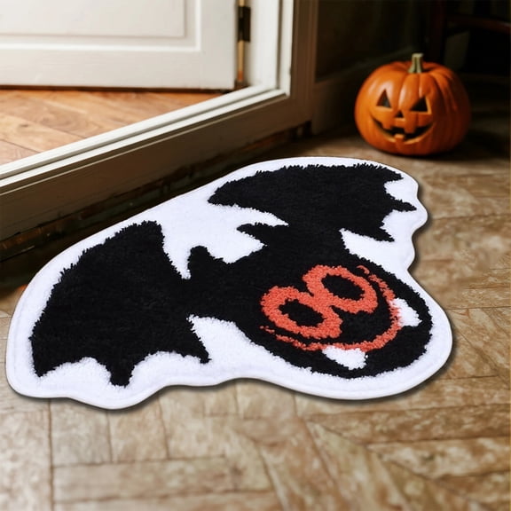 Carpet,Halloween Plush Velvet Doormat – Absorbent Dirt Entryway Floor Mat For Bathroom & Home Décor