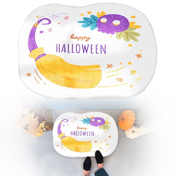 Carpet,Halloween Room Rug Funny Shaped Room Mat Soft Washable Doormat Gothic Halloween Home Decor