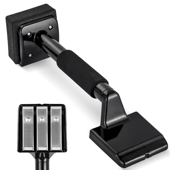 Carpet Knee Kicker, 16-5/8" Non-Adjustable Carpet Stretcher, Wide Steel Head 4-1/8" x 4-1/16", Heavy-Duty Compact Carpet Stretcher Knee KickerTool for Carpet Installation