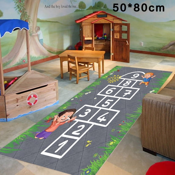 Carpet,Lovely Jumping House Carpet Slip Mat Children Play Climbing Mat Interesting Mat
