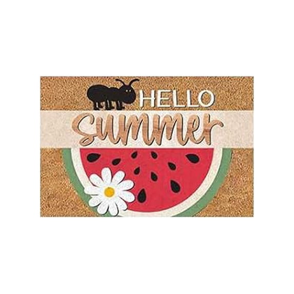Carpet,Non Slip Washable Welcome Door Mats With Fruit Ice Beach Summer Decorative Doormat For Front Door Outside Entry Yard Floor