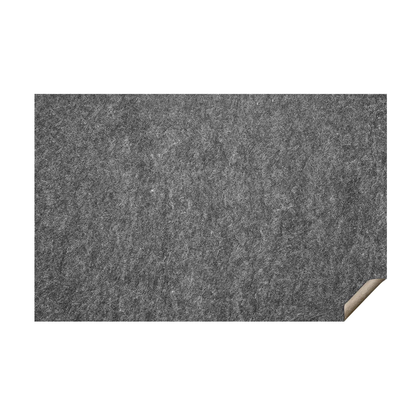 Carpet Pad 40.18 sq.ft, 6mm Thick, Anti-Slip Latex Backing, Dense Felt Surface, for Area Rug Underlayment
