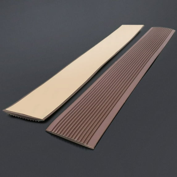 Carpet Pads Mat Kindergarten Self-adhesive PVC Step Protector Rug Stair Treads Strip Staircase Sticker Anti-Slip Stair Strip Staircase Protection COFFEE