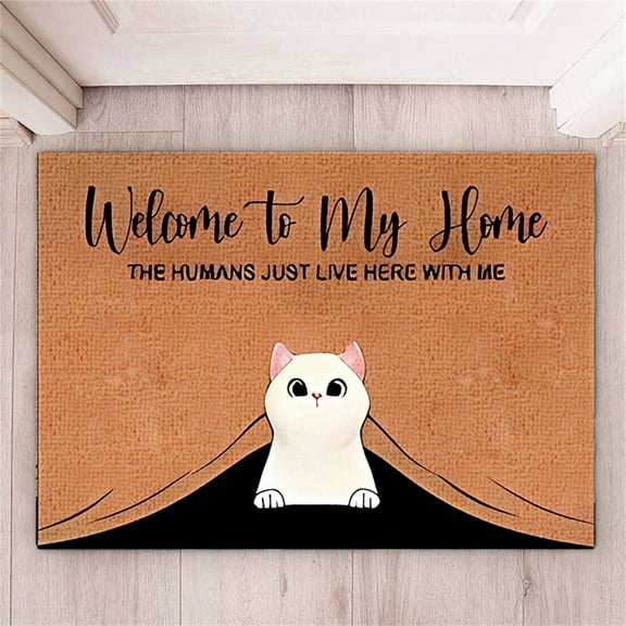 Carpet,Pet Entrance Mat Feel Warm Every Time Go Home Welcome Doormat Pet Welcome Carpet Anti Slip