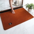 thumbnail image 1 of Carpet Polyester Carpet Bathroom Entrance Water Absorbing Door Mat Carpet Coffee Color, 1 of 6