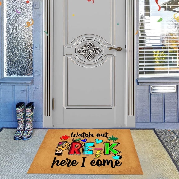 Carpet Polyester Carpet Carpet,Floor Mat,Door Mat Decoration For The New School Season,40 × 60Cm,1Pc E