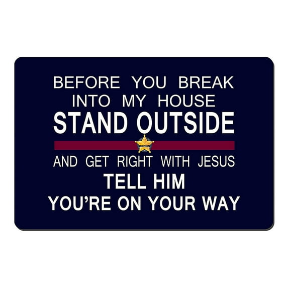 Carpet - Polyester Carpet - Door Mats Outdoor Welcome Doormats for Front Door Indoor Entrance Low Profile Non Slip Rubber Back Rugs for Floor Funny Welcome Ish Outside Entry Decor - 1X Door Mat