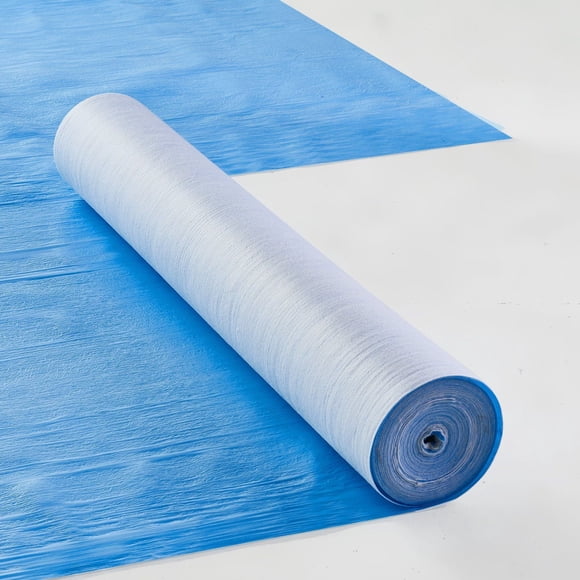 DJM Direct TAC BAC Self-Adhesive Carpet Floor Protection Film 600mm - Clear 25m