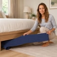 thumbnail image 1 of Carpet Protector for Pets Cat Carpet Protector for Doorway, Anti Scratch Under Door Cat Scratch Protector Mat, Easy to Cut Plastic Stopper (Blue, 39.3in-1pack), 1 of 7