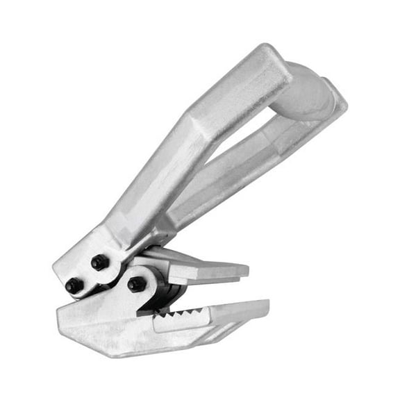 Carpet Puller with Serrated Clamps for Maximum Pulling Power, Silver