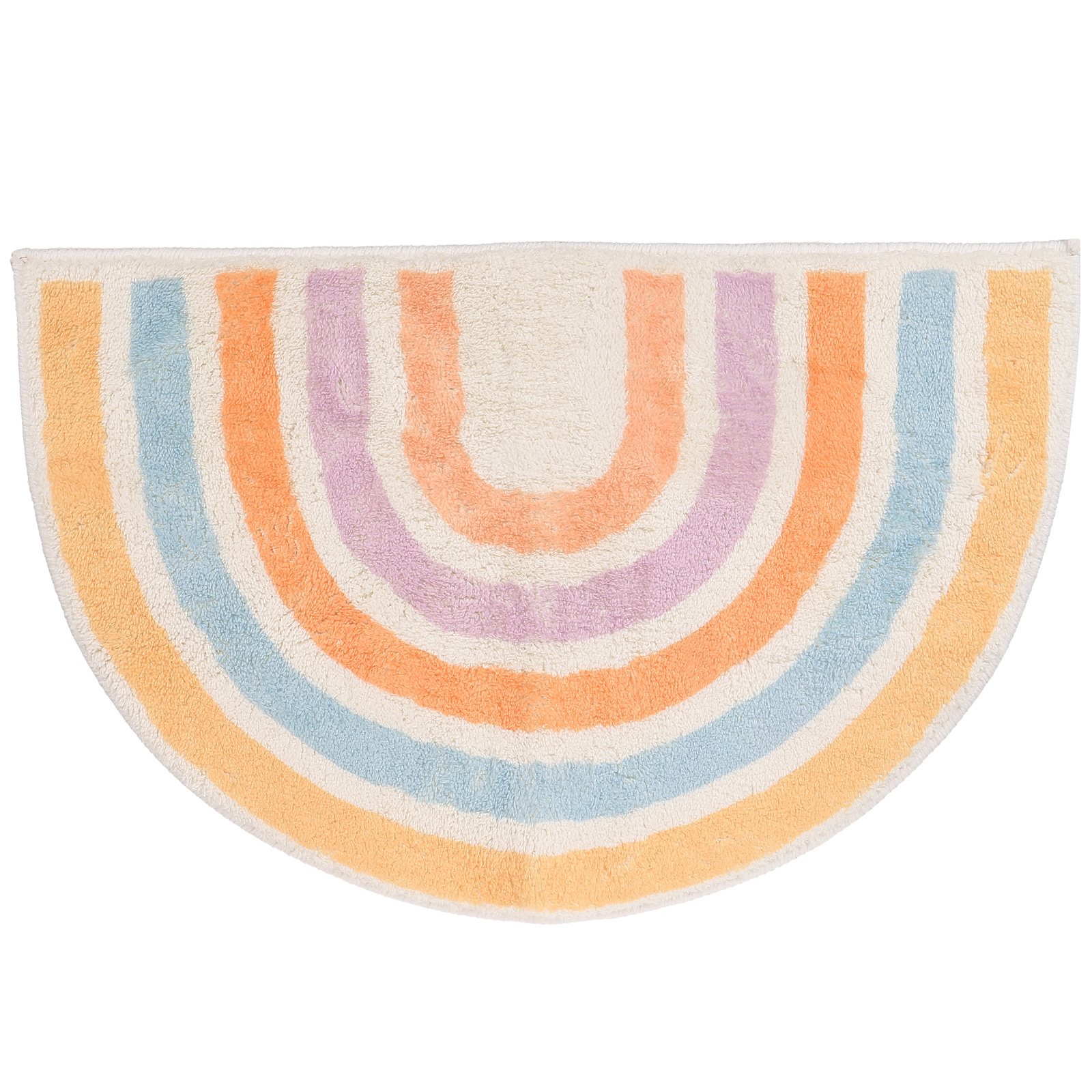 Carpet Rainbow Rug Half Circle Door Mat Outdoor Front Rugs Indoor Cute Doormat for Kids