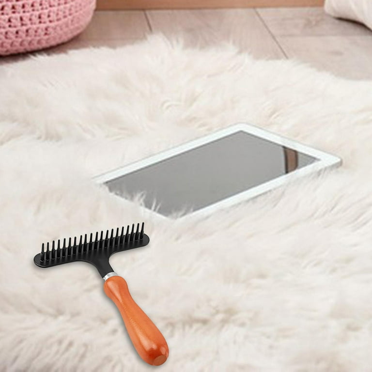 Carpet Rake Groomer Handheld Pet Hair Cleaner Portable Cleaning Tools Restoration Rug For Steps Com