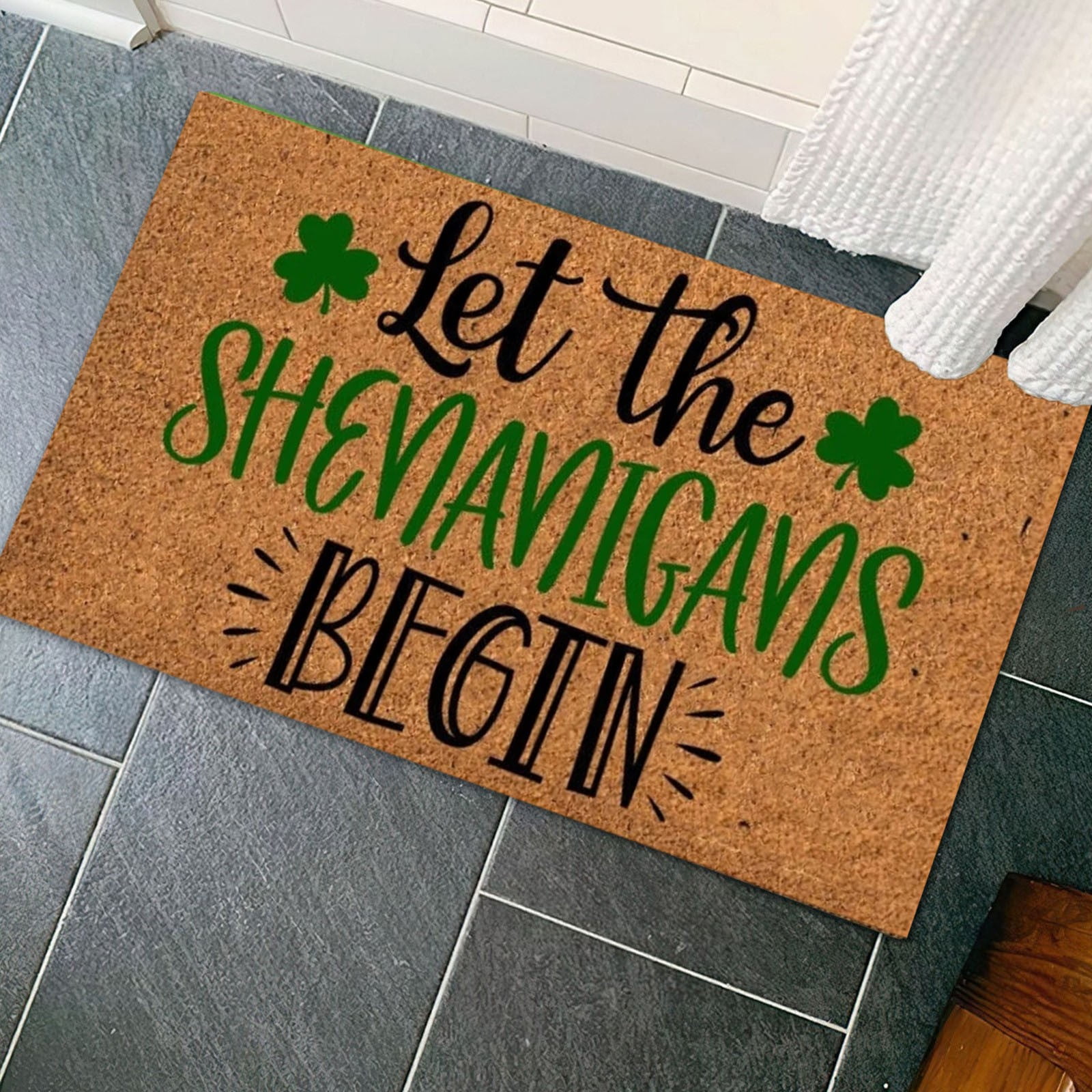 Carpet Rake Irish Day Floor Mats Holiday Mats Door Mats