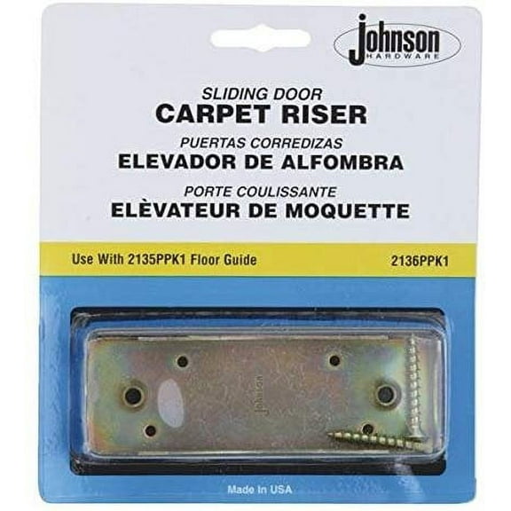 Johnson Hardware Carpet Riser - Plastic Floor Carpet Lift - Multicolor  Standard Mounting Hardware, Drop-In Replacement