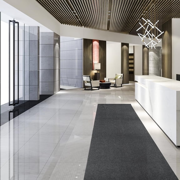 Carpet Runner, 4 x 10FT Indoor Outdoor Floor Mat with Non-Slip TPE Rubber Backing