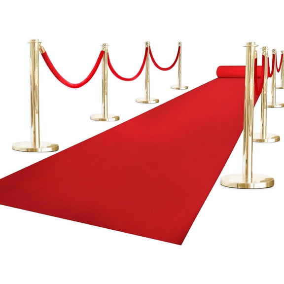 Carpet Runner for Party, Premium Felt Non-Woven Fabric Runway Rug for Party Wedding & Special Events,Rolled Package Without Creases