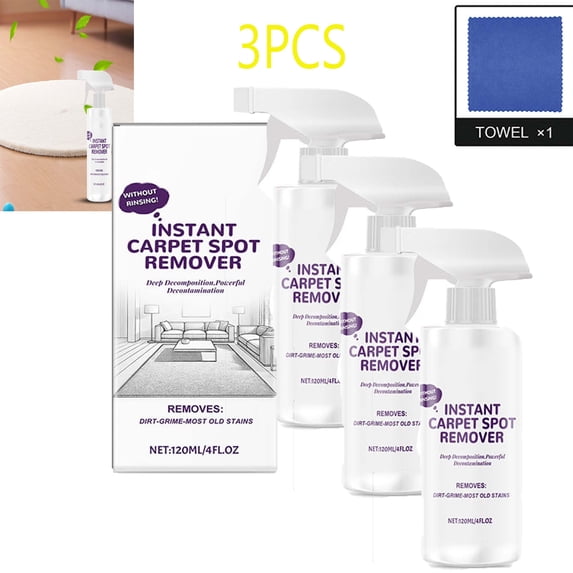 Carpet Spot Remover, Stain Remover Spray, Fabric Cleaner Spray For Stain And Odor Removal Multipurpose Cleaner For Carpet Couch Pet Urine, Wine