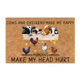 thumbnail image 1 of Carpet Spring NIU Entrance Welcome Mat Rubber Back Kitchen Rug Front Door Welcome Rug for Home Decoration, 1 of 4