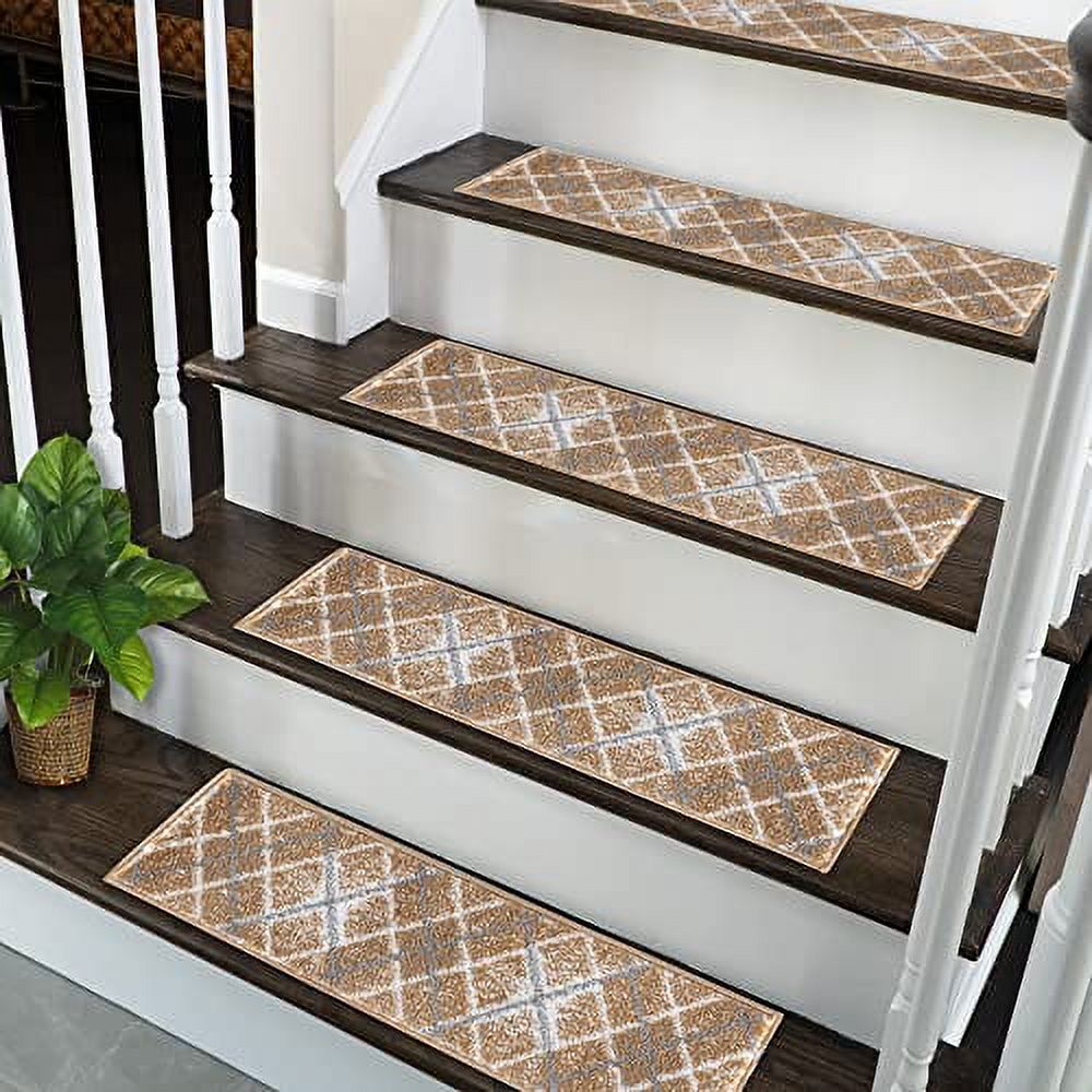 Carpet Stair Treads For Wooden Steps Indoor Staircase Step Treads