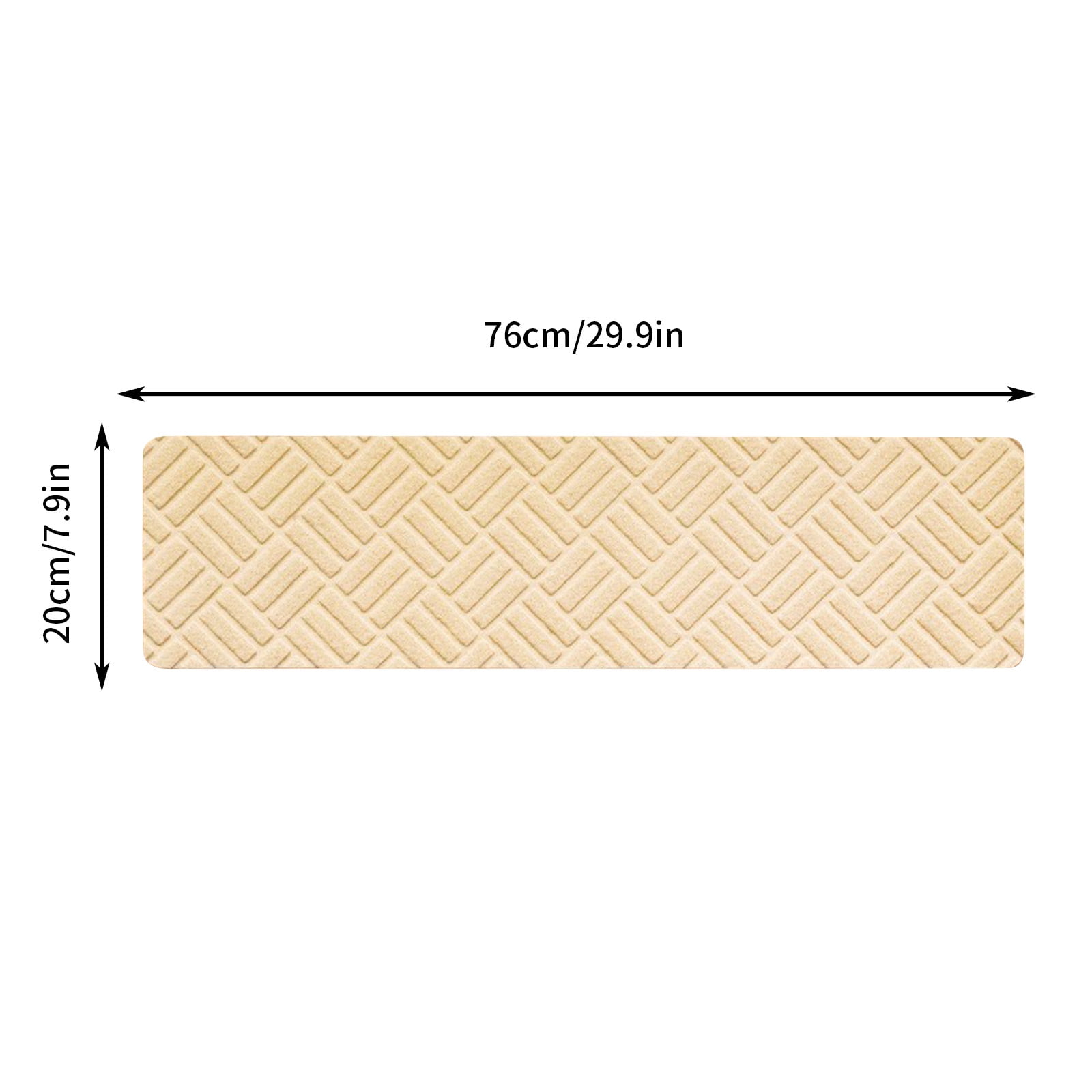 Carpet Stair Treads for Wooden Steps Indoor with Self Adhesive, Black
