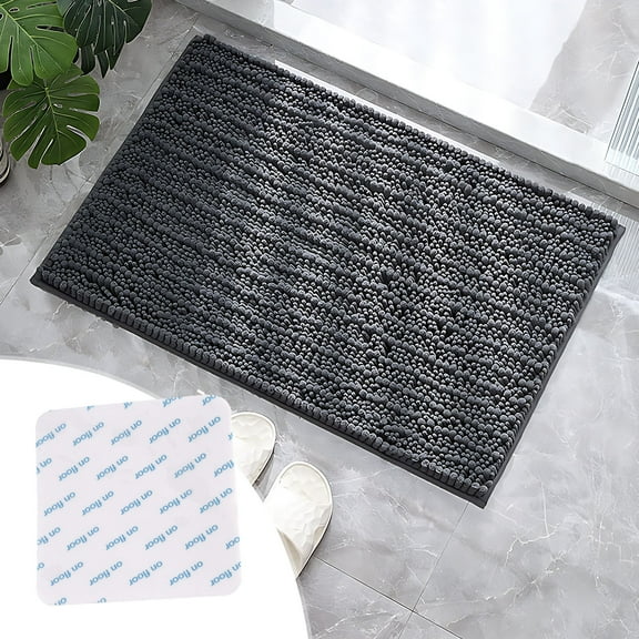 Carpet Stickers 4 Pack Rug Grippers - Double Sided Carpet Tape for Area Rugs Non Slip Gripper Mat Stoppers for Hardwood Floors Tile Laminate Concrete - Washable Traceless Adhesive Pads for Home