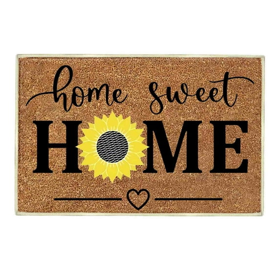 Carpet,Sunflower Door Mats Sunflower Welcome Mat Outdoor Rug Sunflower Door Mats Outside Spring Summer Door Mat Sunshine Decorative