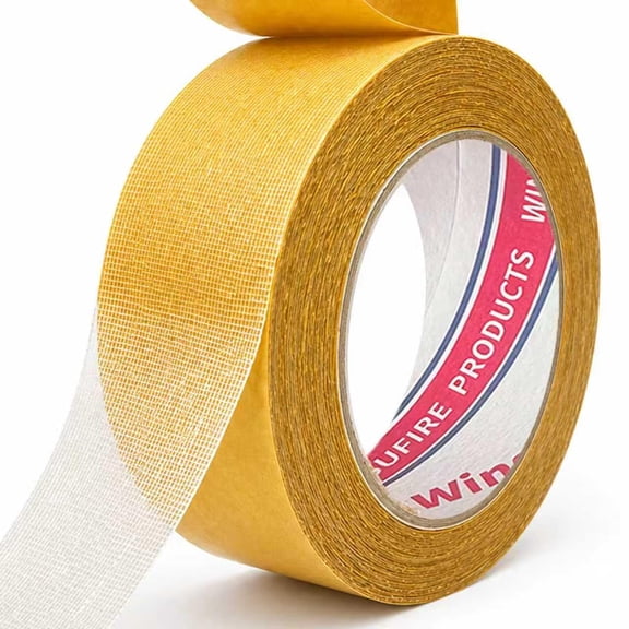 Carpet Tape Double Sided, 2 Inch/16 Yards | Strong Fixed, Rug Tape Grippers for Hardwood, PVC Plastic Floors and Area Rugs, Carpet Binding Tape Removable