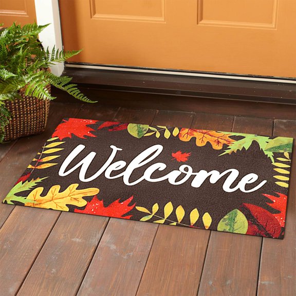 Carpet,Thanksgiving Day Decorative Door Mat Bathroom Living Room Welcome Floor Mat