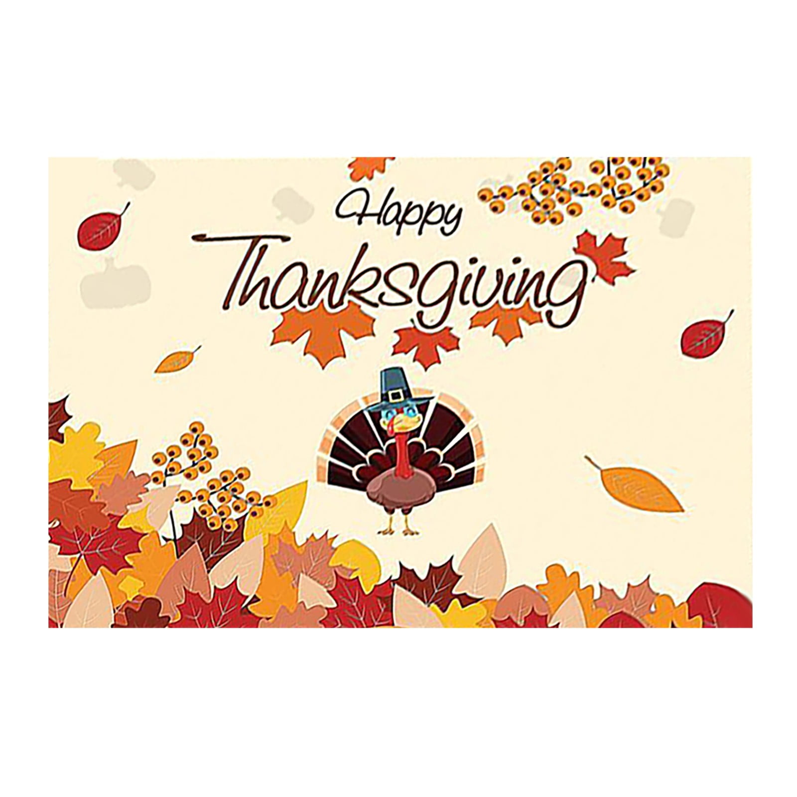 Carpet Thanksgiving Day Decorative Door Mat Bathroom Living Room