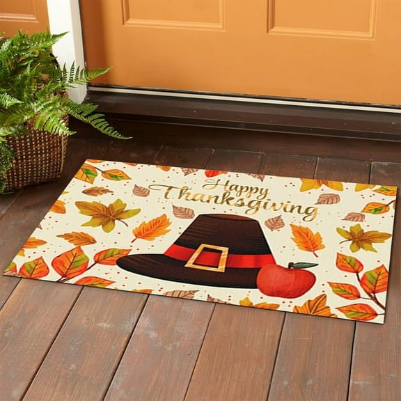 Carpet,Thanksgiving Day Decorative Door Mat Bathroom Living Room Welcome Floor Mat
