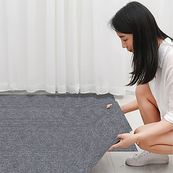 Carpet Tile 24” X 24” Self Adhesive Carpet Floor Tiles Anti-Slip Reusable Carpet Squares Peel and Stick Carpet Floor Tile Easy Install DIY for Bedroom Living Room(1 Pcs)