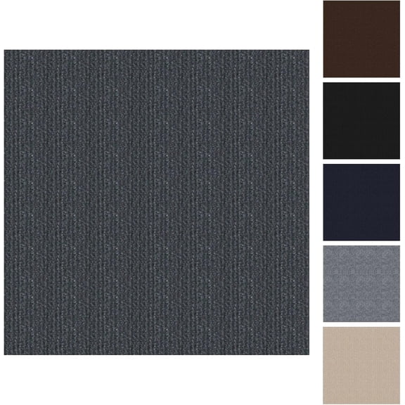 Carpet Tiles Peel and Stick, Squares Carpet Floor Tile 12” x 12”, Soft Padded Carpet Tiles, Self Adhesive Carpet 30 Tiles Per box/30Sq Ft