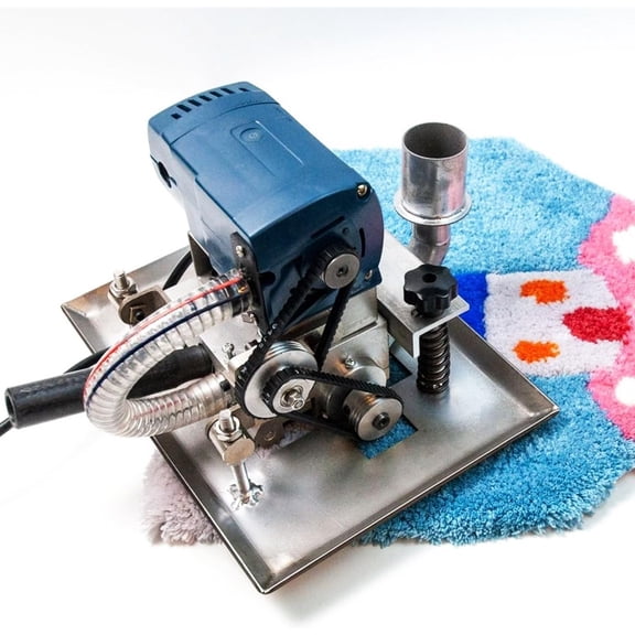 Carpet Trimmer,Portable Flat Rug Shearing Machine Adjustable Depth Carpet Tufting Shears Rug Turfting Carver,for Handmade Rug Clean Tufted Carpet Rug with 3inch Blade