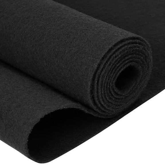 Carpet Under-Felt Liner Automotive Interior Upholstery Replacement by the Yard (36" x 78") Black