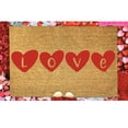 thumbnail image 1 of Carpet,Valentine's Day Doormats Welcome Outdoor Red Heart Door Mats Layered Front Door Rugs Non Slip Floor Mats for Porch Entryway Indoor Outdoor, 1 of 4