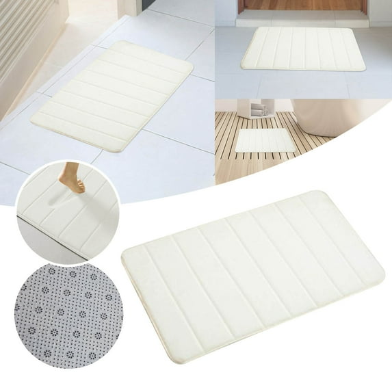 Carpet Welcome Decor Day Room Living Doormats Carpet Home Carpets Bathroom Products Memory Foam Polyester, White One Size