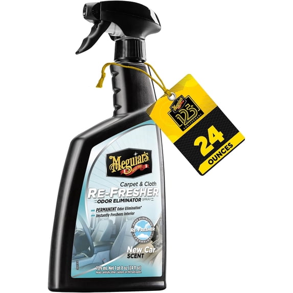 Carpet and Cloth Re-Fresher Odor Eliminator Spray, Car Air Freshener, Fights Odors and Freshens Fabrics in your Car, Easy to Use Trigger Spray, 24 Oz