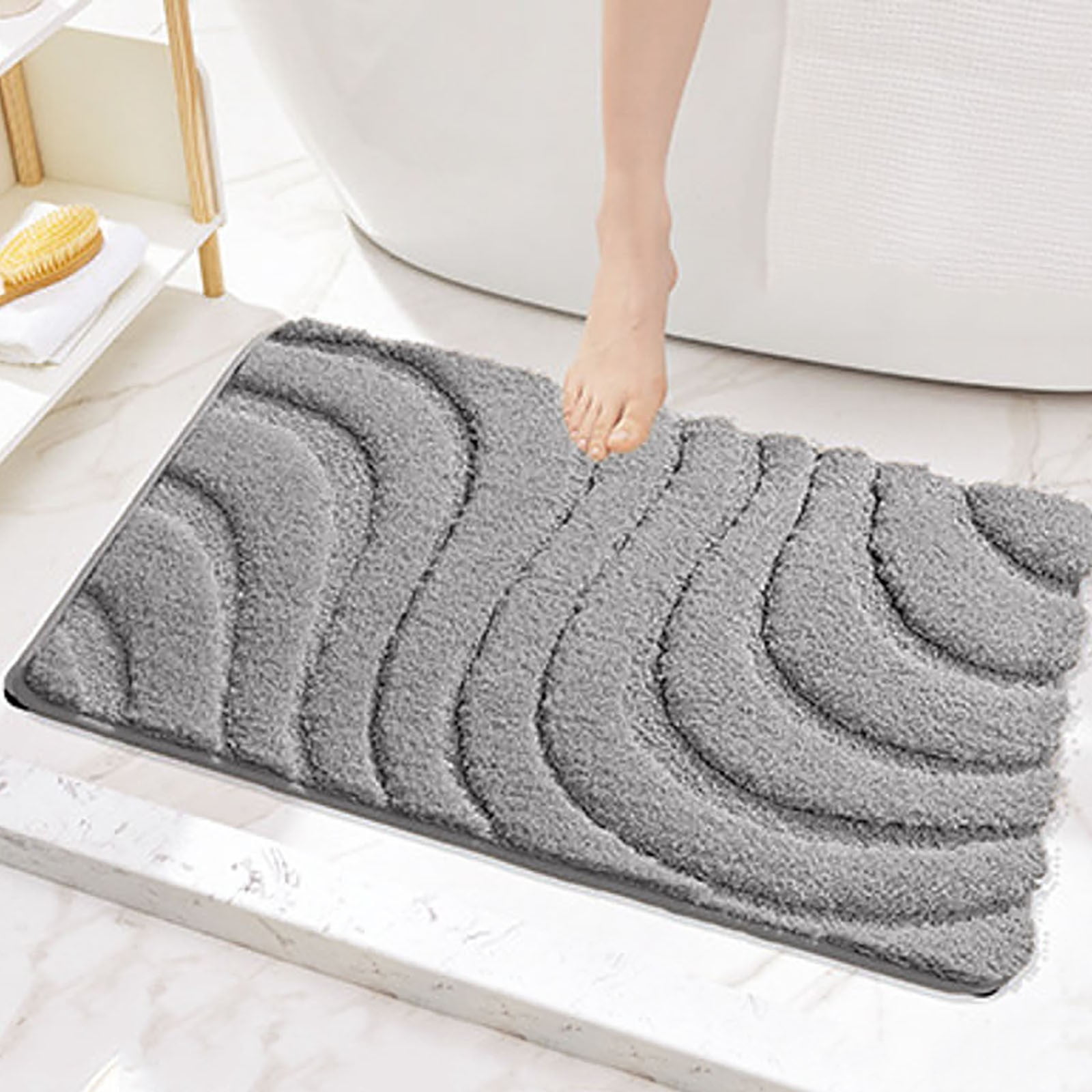 Carpet color trends 2024 new Absorbent Bath Mat For Enhanced Thickened