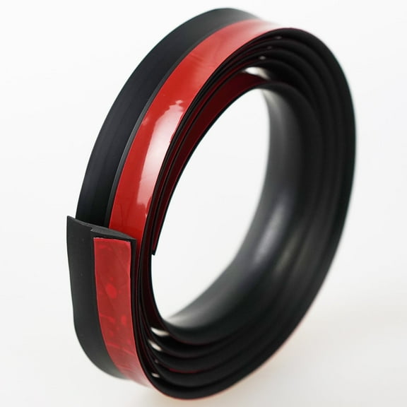 Carpet to Tile Floor Transition Strip, Black Self-Adhesive Threshold Edging Trim (Length 3m, Cover Thickness Within 5mm)